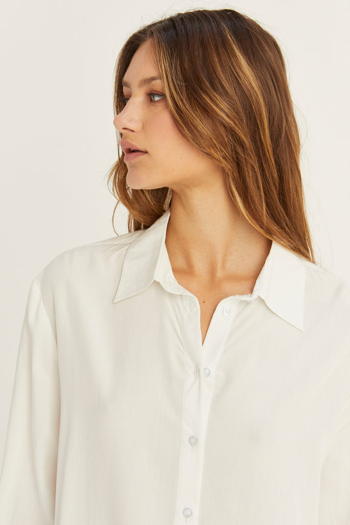 Sianna Ivory Collared Shirt