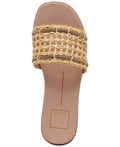 top view of Gwenn Woven sandal