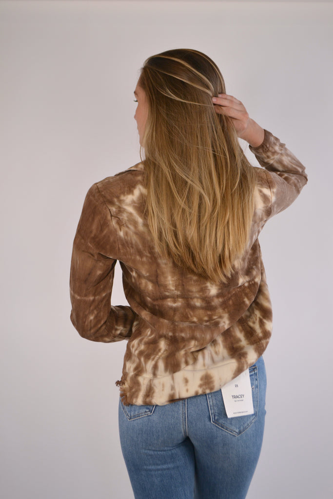 Back View - Janice Tie Dye Long Sleeve