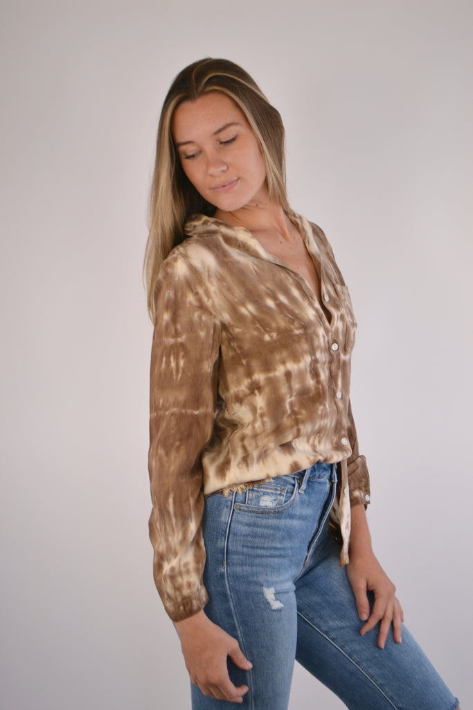 Side View - Janice Tie Dye Long Sleeve